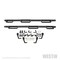 Westin Automotive 07-C SILV/SIERRA 2500/3500/RAM 1500 CREW CAB(6.5/8 FT)DUAL DRILL REQ TEXT BLK HDX DROP WTW NERF BAR 56-534575 - alternate 3